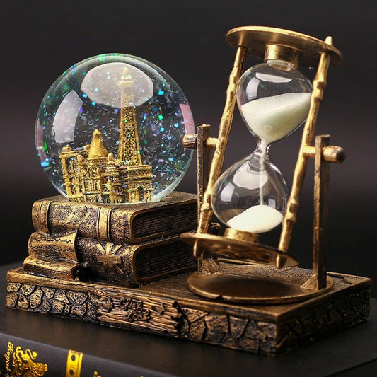 Snow Globe Hourglass (multiple options available)